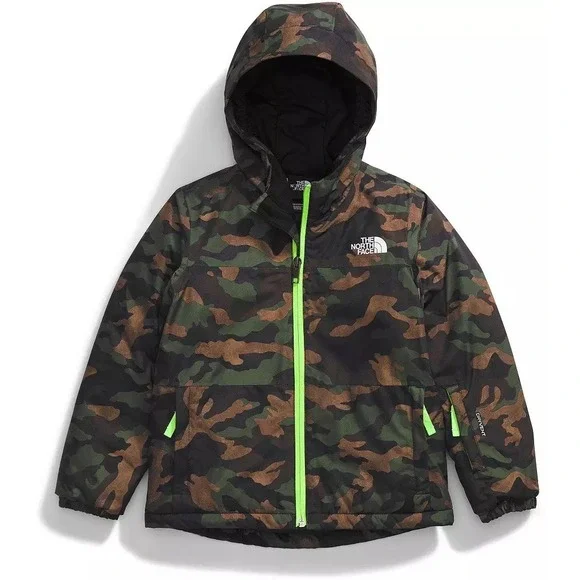 The North Face Little Kids' Freedom Insulated Jacket Camouflage Size 4 NWT